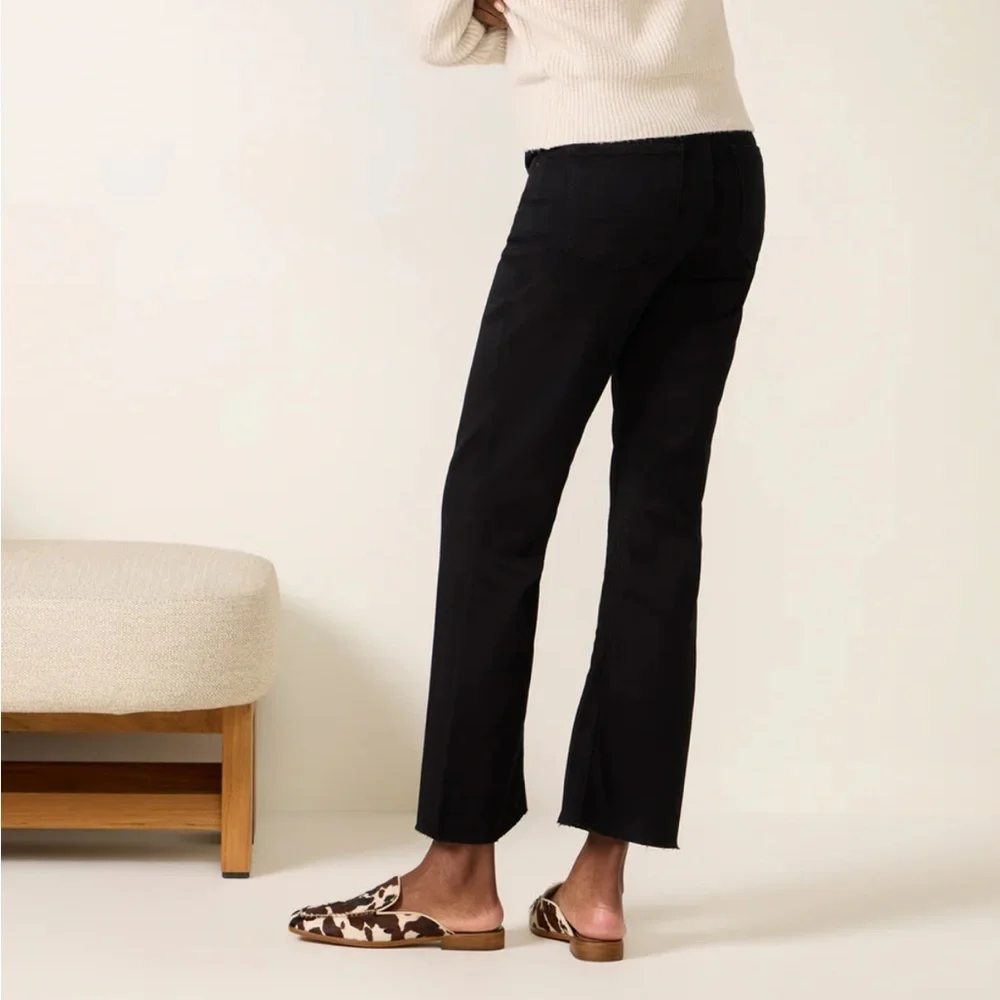 Kut from the Kloth Black High-Rise Wide Leg Jeans - Picture 2 of 8